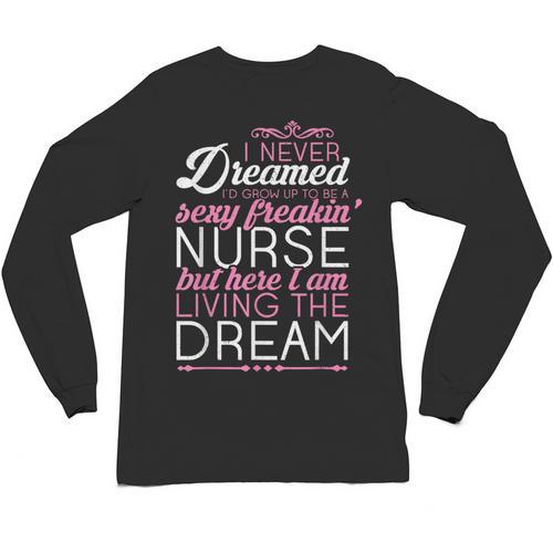 Sexy Freakin' Nurse Nursing T Shirt For RN Graduation Unisex Long Sleeve T-Shirt - Best Gift Smart