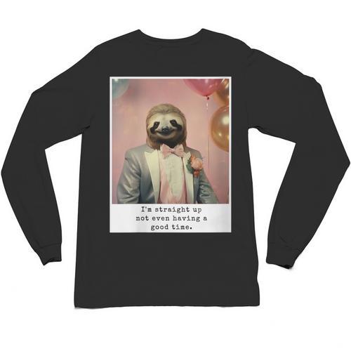 Social Anxiety Not Having A Good Time Socializing Introvert Unisex Long Sleeve T-Shirt - Raresse