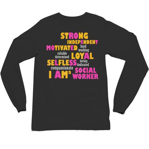 Social Worker T Shirt Graduation Social Work Month Unisex Long Sleeve T-Shirt - Best Gift Smart