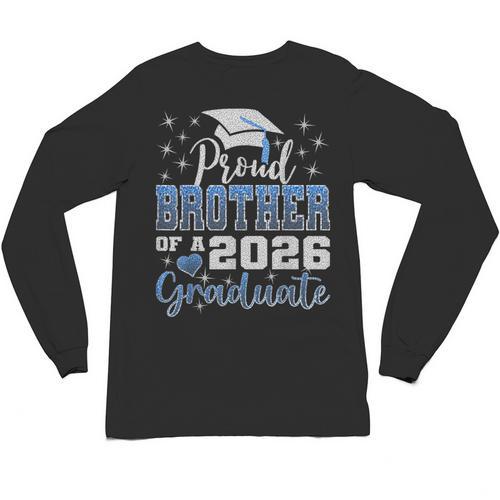 Super Proud Brother Of 2026 Graduate Graduation Family Unisex Long Sleeve T-Shirt - Best Gift Smart