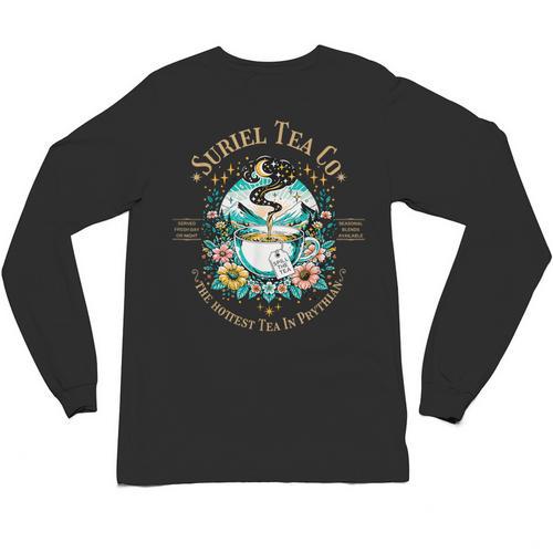 Suriel Tea Spicy Fantasy Romantasy Readers Booktok Bookish Unisex Long Sleeve T-Shirt - Bookorys DE