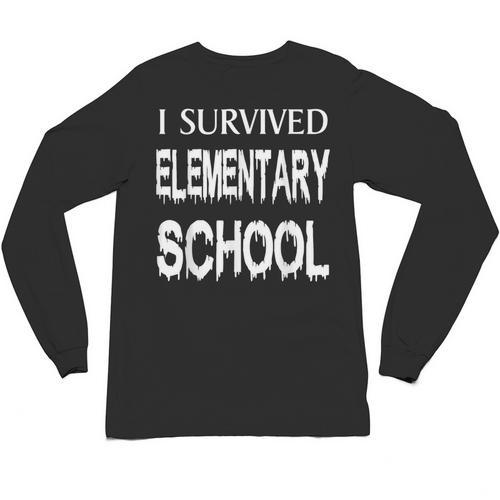 I Survived Elementary School Graduation Shirt T-Shirt Unisex Long Sleeve T-Shirt - Best Gift Smart
