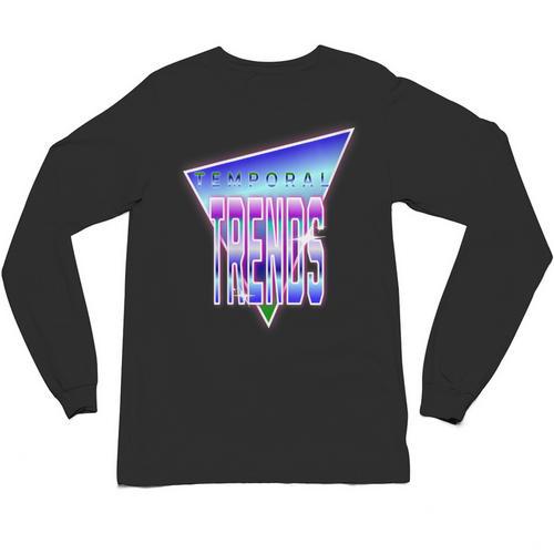 Temporal Trends Vaporwave Style Retro Nostalgia Look Unisex Long Sleeve T-Shirt - Figerry