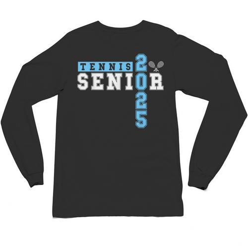 Tennis Senior Night Tennis Senior 2025 Graduation 33 Unisex Long Sleeve T-Shirt - Best Gift Smart