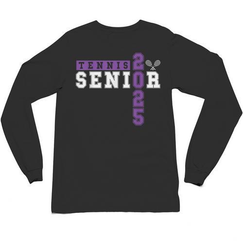 Tennis Senior Night Tennis Senior 2025 Graduation 43 Unisex Long Sleeve T-Shirt - Best Gift Smart