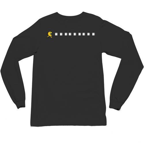 Thanksgiving Fun Nostalgia Pixels Shopping Therapy Unisex Long Sleeve T-Shirt - Figerry