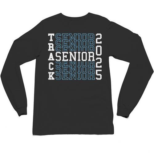 Track Senior Night Track Senior 2025 Graduation 50 Unisex Long Sleeve T-Shirt - Best Gift Smart