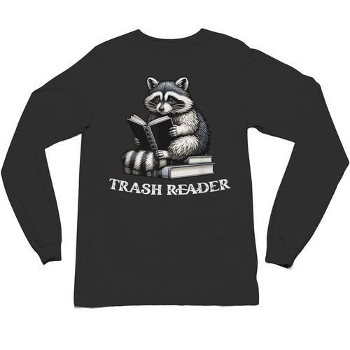 Trash Reader Book Reader Book Lover Book Reader Unisex Long Sleeve T-Shirt - Bookorys DE