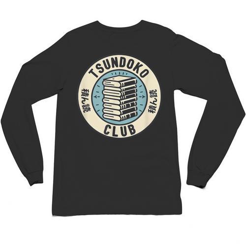 Tsundoku Club Book Lovers Bibliophile Booktok Reading Unisex Long Sleeve T-Shirt - Bookorys DE