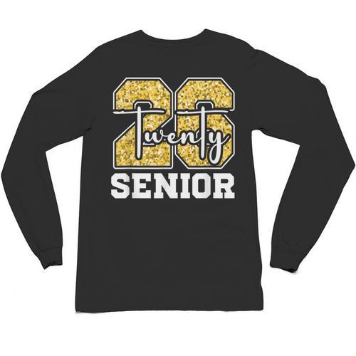 Twenty 2026 Class Of 26 Seniors Back To School Graduation Unisex Long Sleeve T-Shirt - Best Gift Smart