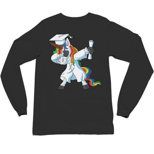 Unicorn Student Graduation 2022 Boys Girls Teenagers Teen Unisex Long Sleeve T-Shirt - Best Gift Smart