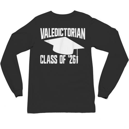 Valedictorian Class Of '26 Graduation 2026 Valedictorian Unisex Long Sleeve T-Shirt - Best Gift Smart