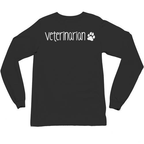 Veterinarian Shirt Cute Vet Tech Graduation Unisex Long Sleeve T-Shirt - Best Gift Smart