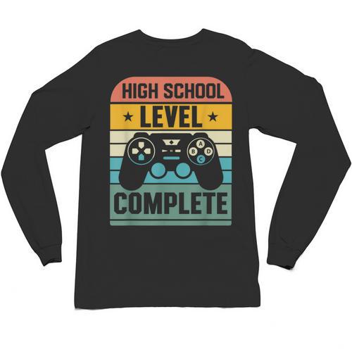 Vintage Class Of 2024 High School Graduation Student Unisex Long Sleeve T-Shirt - Best Gift Smart
