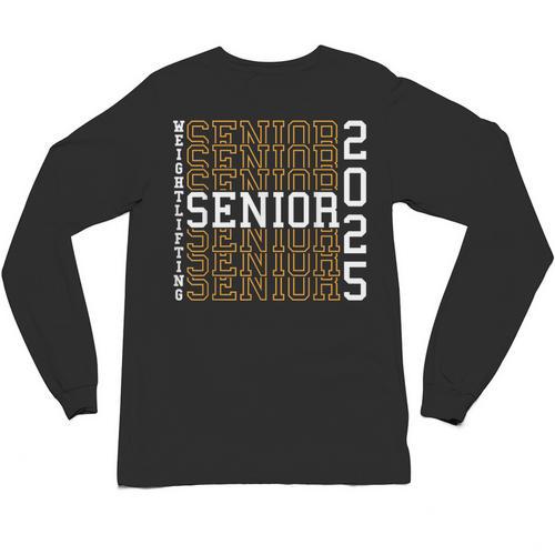 Weightlifting Senior Night Senior 2025 Graduation 42 Unisex Long Sleeve T-Shirt - Best Gift Smart