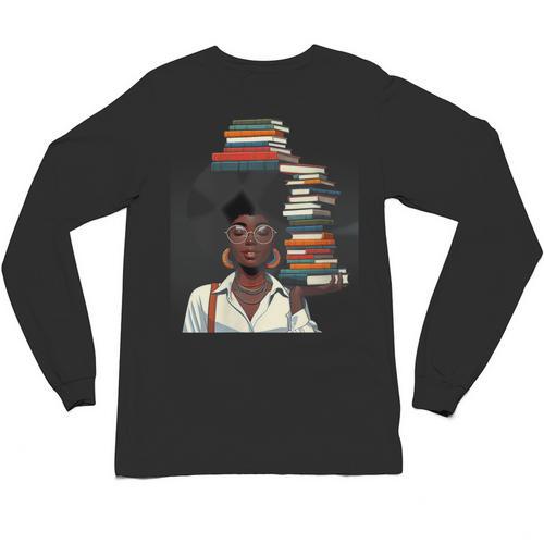 Women's Education Is Freedom Teacher Books Black History Month Unisex Long Sleeve T-Shirt - Bookorys
