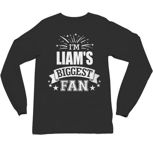 Women's Liam Personalized Name Sports Fan Birthday Graduation Unisex Long Sleeve T-Shirt - Best Gift Smart