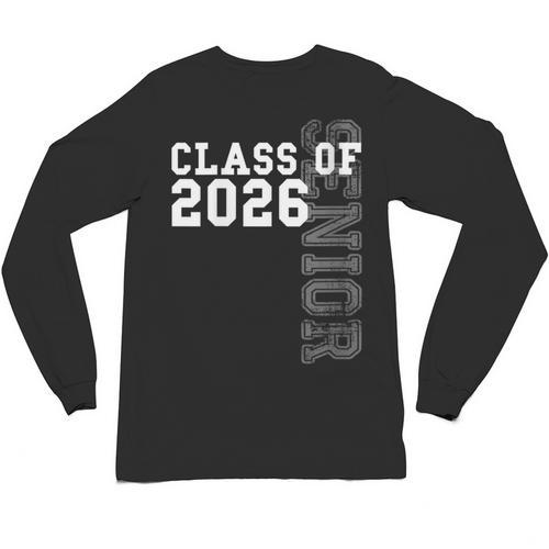 Women's Senior Class Of 2026 Graduation Year High School & College Unisex Long Sleeve T-Shirt - Best Gift Smart