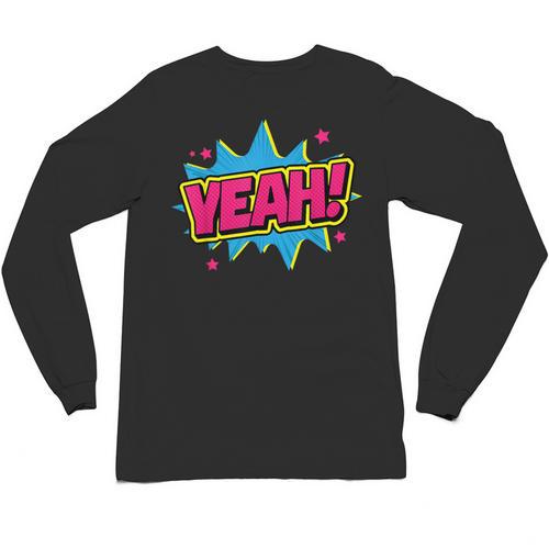 Yeah Comic Comic Book Graphic Unisex Long Sleeve T-Shirt - Bookorys AU