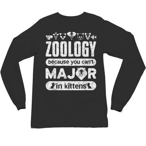 Zoology Major Graduation Zoology Quote Unisex Long Sleeve T-Shirt - Best Gift Smart
