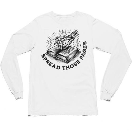 2 SIDES I Look Better Bent Over A Book Saying Quote Unisex Long Sleeve T-Shirt - Bookorys UK