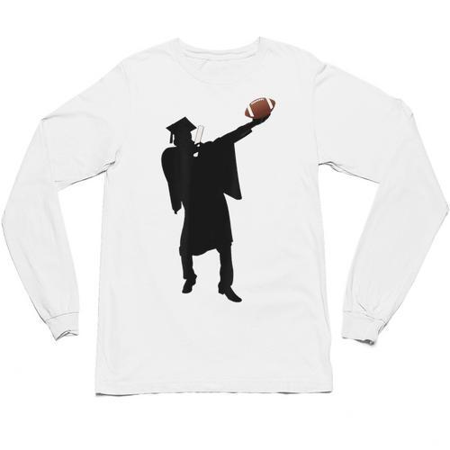 2019 Football Graduation Dab Shirt- Dabbing Graduate Unisex Long Sleeve T-Shirt - Best Gift Smart