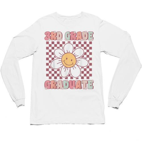 3rd Grade Graduation Cute Groovy Last Day Of Third Grade Unisex Long Sleeve T-Shirt - Best Gift Smart