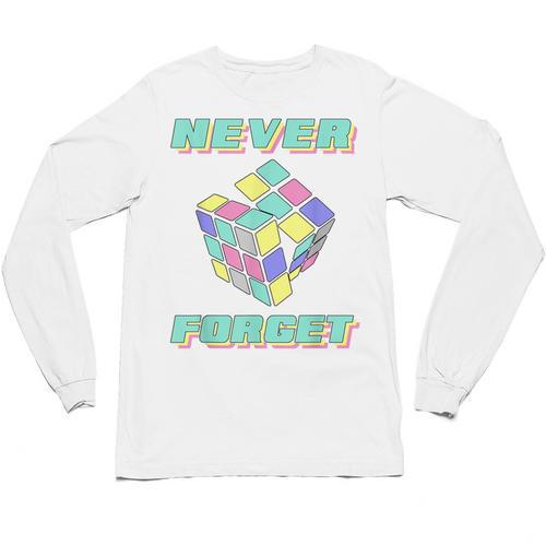 80s 90s Nostalgia Magic Cube Retro Party Costume Unisex Long Sleeve T-Shirt - Figerry