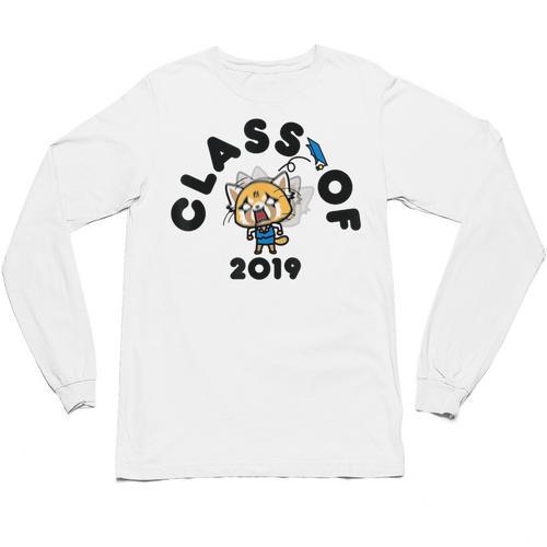 Aggretsuko Class Of 2019 Graduation Seniors Graduate Unisex Long Sleeve T-Shirt - Best Gift Smart