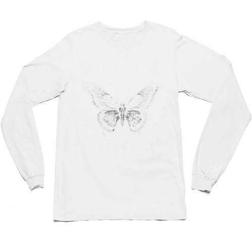 Antisocial Butterfly Introverts Homebodies Unisex Long Sleeve T-Shirt - Raresse