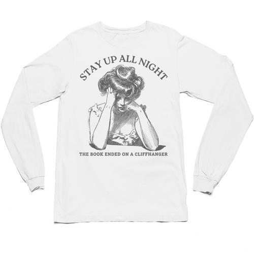 The Book Ended On a Cliffhanger Cute Book Lover Teach Unisex Long Sleeve T-Shirt - Bookorys