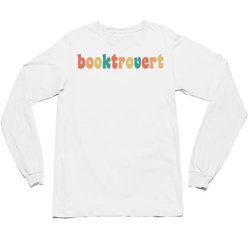 Book Lovers Introverted Bookworm Reading Booktrovert Unisex Long Sleeve T-Shirt - Raresse