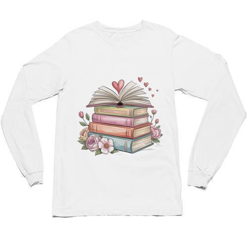 All Booked For Valentines Book Lover Romance Unisex Long Sleeve T-Shirt - Bookorys