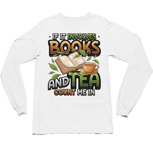 Bookworm If It Involves Books And Tea Lover Reading Premium Tri-Blend Unisex Long Sleeve T-Shirt - Bookorys DE