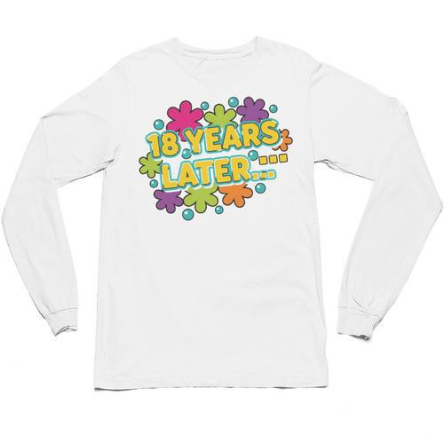 Cartoons Retro 18 Years Later Groovy Pop Art Nostalgia Unisex Long Sleeve T-Shirt - Figerry