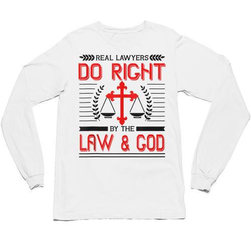 Christian Lawyer Attorney Law Student Graduation Exam Unisex Long Sleeve T-Shirt - Best Gift Smart