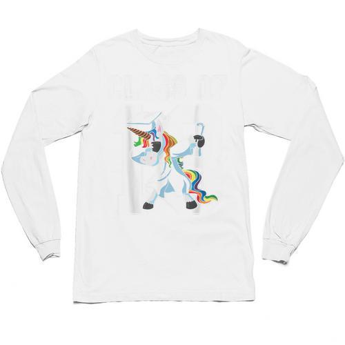 Class Of 2018 Graduation Dabbing Unicorn Unisex Long Sleeve T-Shirt - Best Gift Smart