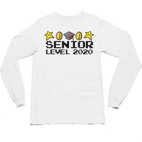Class Of 2020 Senior Retro Video Game Graduation Gamer Unisex Long Sleeve T-Shirt - Best Gift Smart