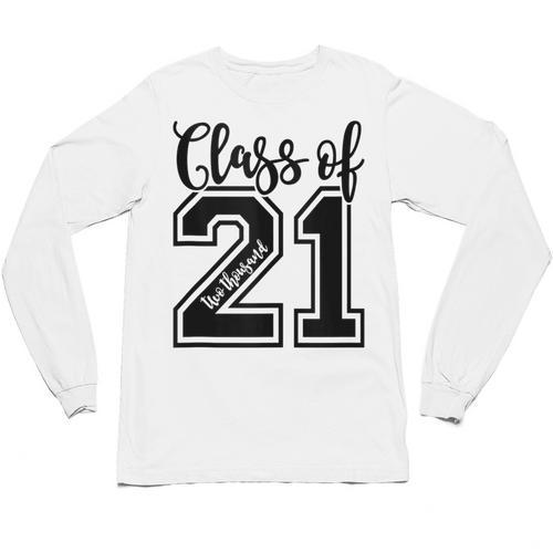 Class Of 2021 Senior 21 Cool Graduation Unisex Long Sleeve T-Shirt - Best Gift Smart