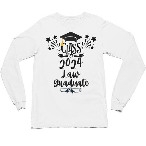 Class Of 2024 Law Graduation 2024 JD Degree Law Graduate Unisex Long Sleeve T-Shirt - Best Gift Smart