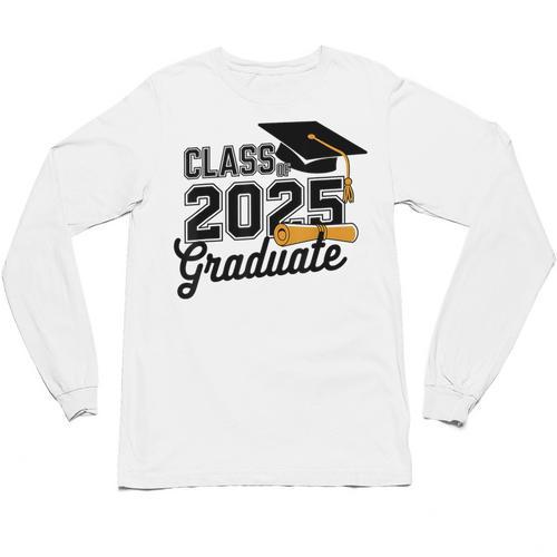 Class Of 2025 Graduate 2025 Graduation Senior 2025 Unisex Long Sleeve T-Shirt - Best Gift Smart