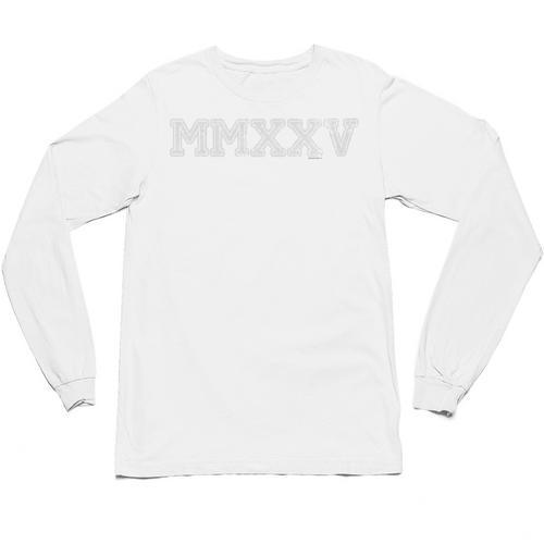 Class Of 2025 MMXXV Graduation Spirit Vintage Senior 2025 Premium Tri-Blend Unisex Long Sleeve T-Shirt - Best Gift Smart