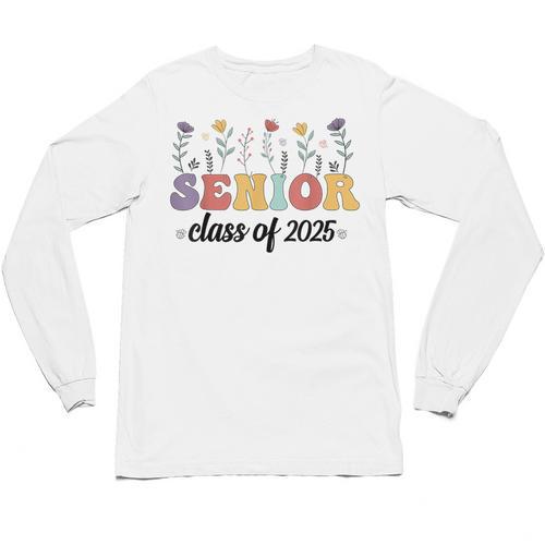 Class Of 2025 Senior 25 High School Graduation Unisex Long Sleeve T-Shirt - Best Gift Smart