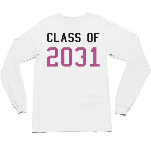 Class Of 2031 Graduation T-Shirt Unisex Long Sleeve T-Shirt - Best Gift Smart