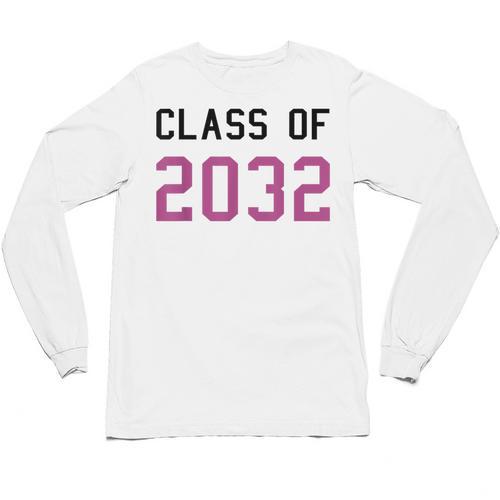 Class Of 2032 Graduation T-Shirts Unisex Long Sleeve T-Shirt - Best Gift Smart