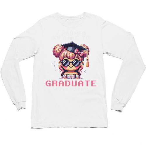 Classic I'm From The 1900s Retro Games Graduating Girl Premium Unisex Long Sleeve T-Shirt - Figerry