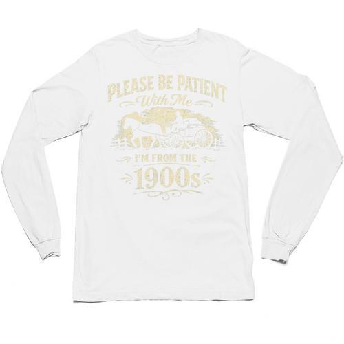 Classic Please Be Patient With Me I'm From The 1900s Premium Tri-Blend Unisex Long Sleeve T-Shirt - Figerry