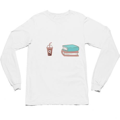 Coffee And Books Unisex Long Sleeve T-Shirt - Bookorys