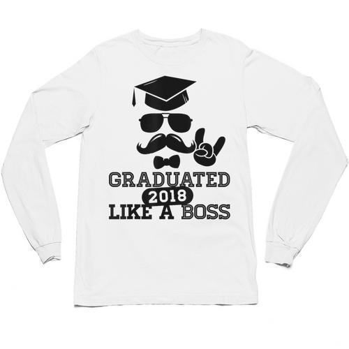 College High School Graduation Grad 2018 Shirt Unisex Long Sleeve T-Shirt - Best Gift Smart