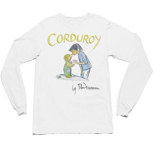 Corduroy Classic Book Cover Vintage Style Children's Book Unisex Long Sleeve T-Shirt - Bookorys CA